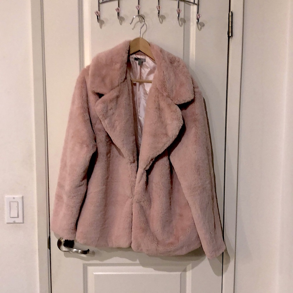 Mauve fluffy Jacket